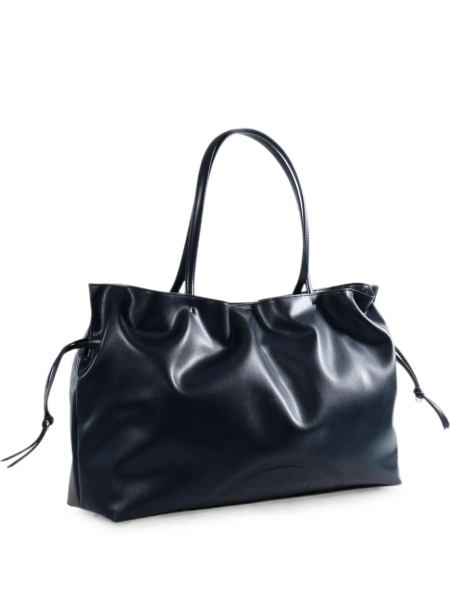 Geanta de mana Tory Burch albastra din poliester reciclat si cauciuc