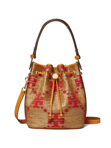 Geanta de mana Tory Burch neutra din poliamida si bumbac
