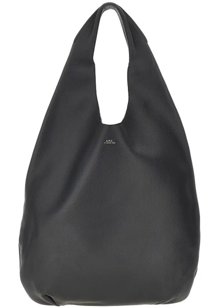 Geanta de umar A.P.C. 'Le Neige' grained leather bag