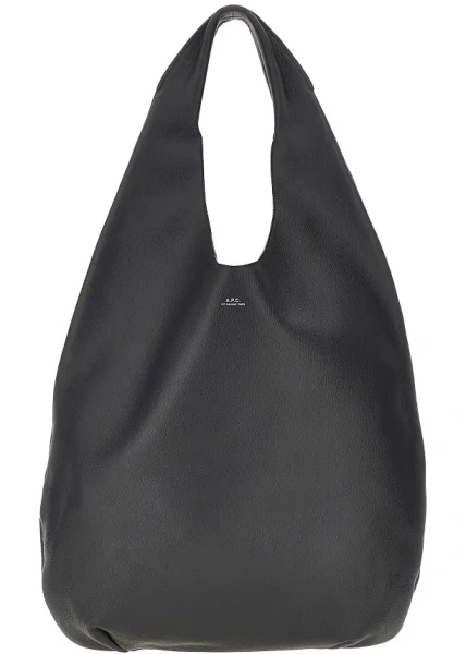Geanta de umar A.P.C. 'Le Neige' grained leather bag