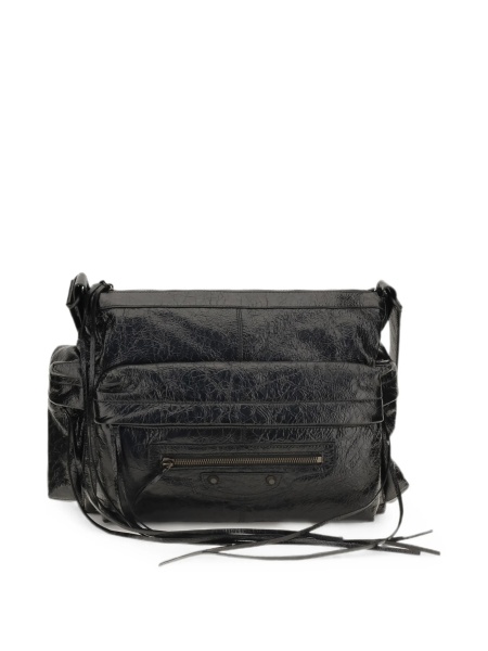 Geanta de umar Balenciaga neagra din piele