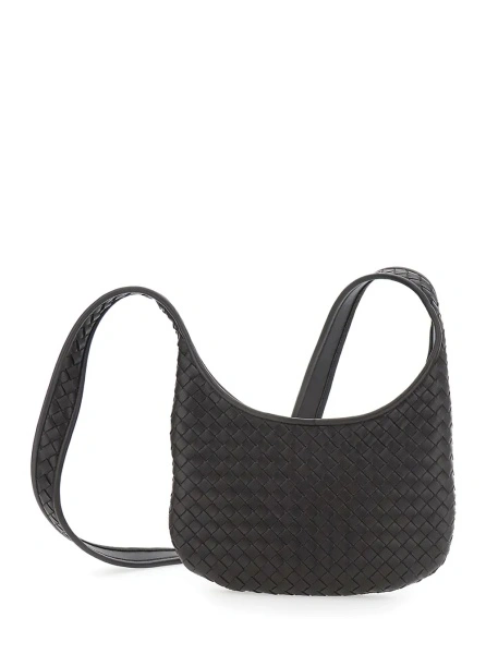 Geanta de umar Bottega Veneta maro din piele 'Veneto'