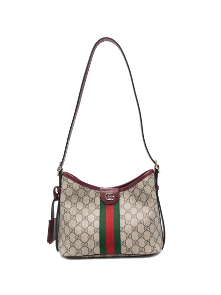Geanta de umar Gucci neutra din piele si material textil