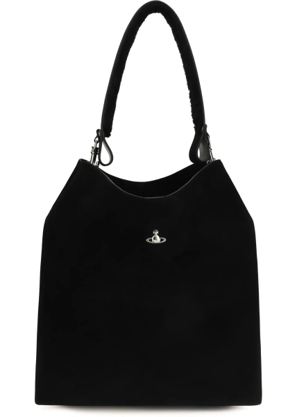 Geanta de umar Large Lottie suede Shopping Bag