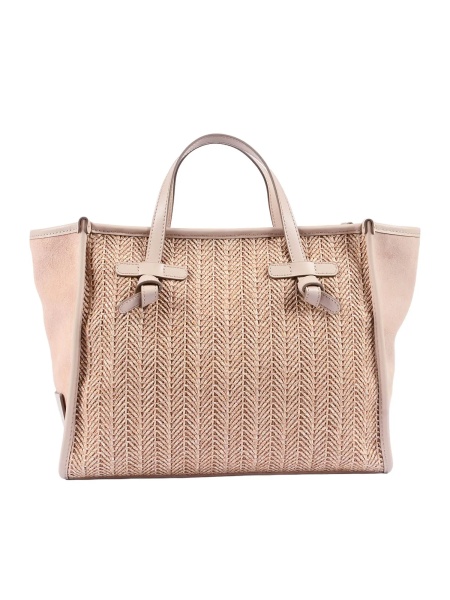 Geanta de umar LEATHER AND FABRIC BAG