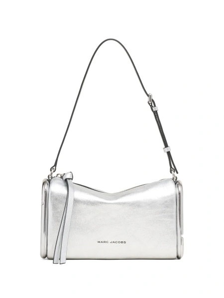 Geanta de umar Marc Jacobs argintie din piele