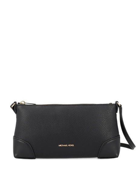 Geanta de umar Michael Kors neagra din poliuretan si polyester