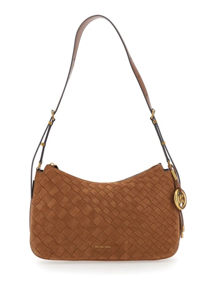Geanta de umar NOLITA MEDIUM TZ CONVERTIBLE SHOULDER BAG with metal details and embossed logo Brown woman
