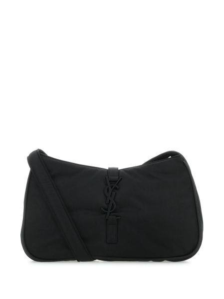 Geanta de umar Saint Laurent neagra din nylon si bos taurus