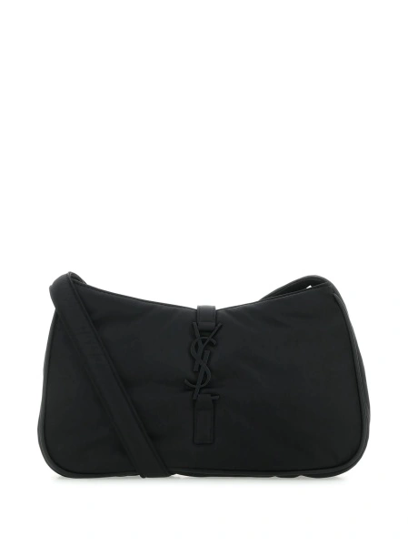 Geanta de umar Saint Laurent neagra din nylon si bos taurus