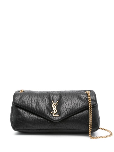 Geanta de umar Saint Laurent neagra din piele