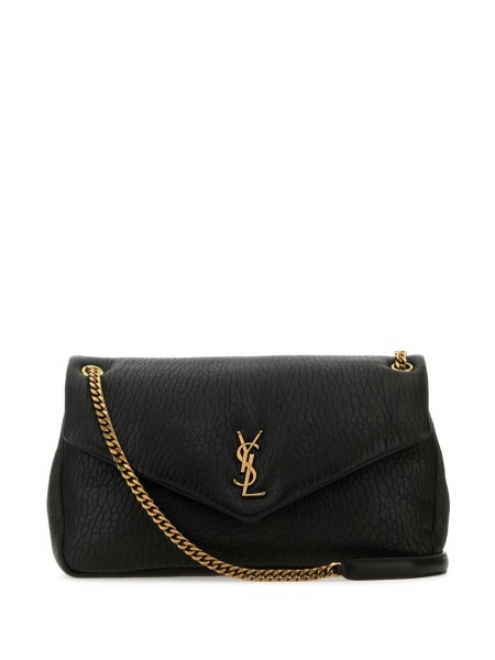 Geanta de umar Saint Laurent neagra din piele
