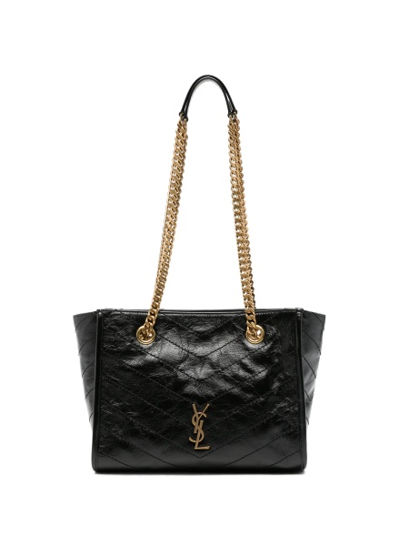 Geanta de umar Saint Laurent neagra din piele