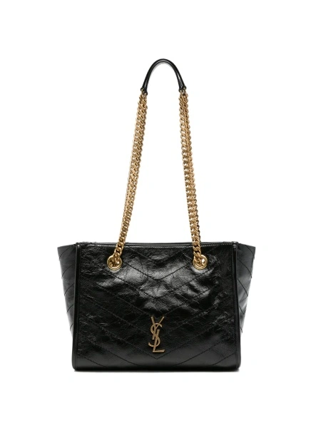Geanta de umar Saint Laurent neagra din piele