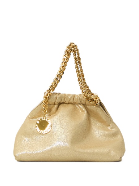 Geanta de umar Stella McCartney falabella aurie din polyester