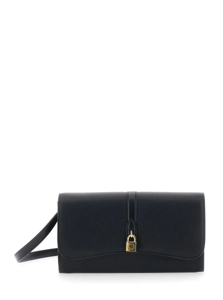 Geanta de umar Stella McCartney neagra din piele ecologica 'Stella Ryder'