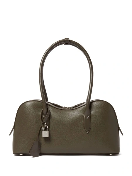 Geanta de umar Stella McCartney verde din poliamida
