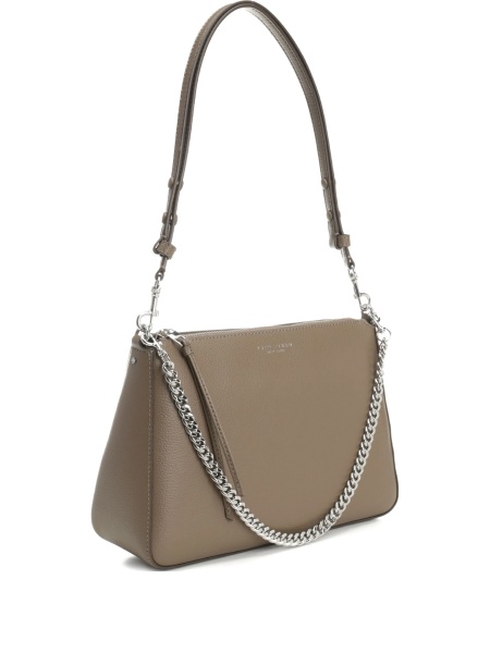 Geanta de umar Tory Burch maro din piele