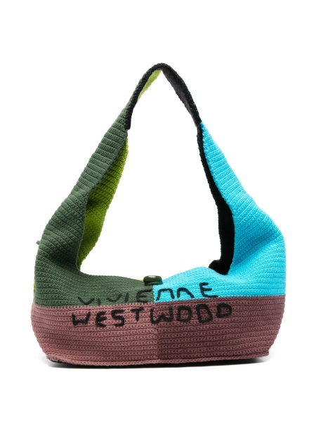 Geanta de umar Vivienne Westwood multicolor din material textil