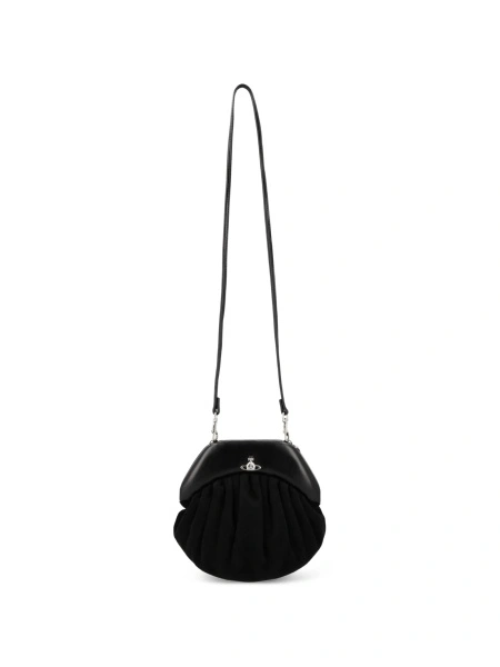 Geanta de umar Vivienne Westwood neagra din piele