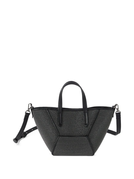 Geanta mini Brunello Cucinelli neagra din piele