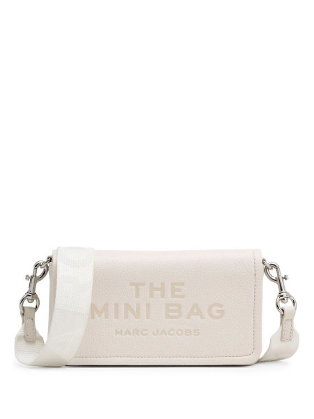 Geanta mini Marc Jacobs alba din piele