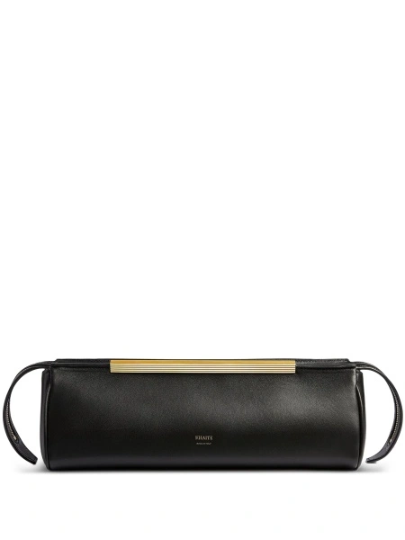 Geanta plic Khaite neagra din piele