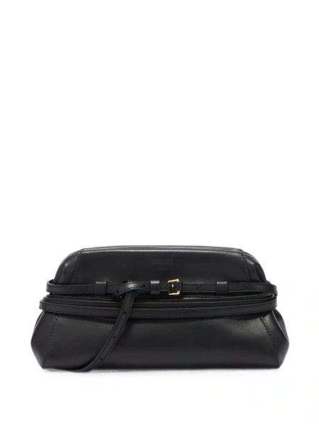 Geanta plic Moschino neagra din piele