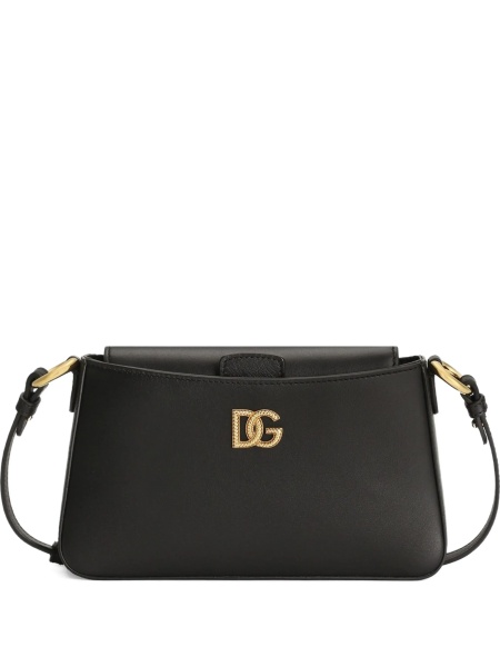 Geanta tip postas Dolce & Gabbana neagra din piele