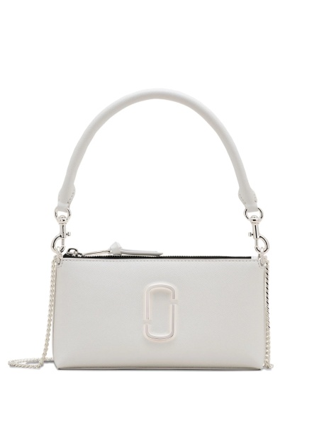 Geanta tip postas Marc Jacobs dtm alba din piele
