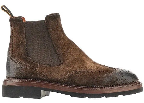 Ghete Suede leather Chelsea boots