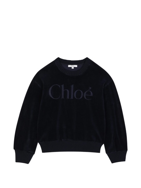 Hanorac Chloe albastru din bumbac organic