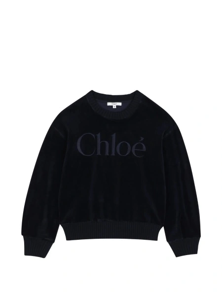 Hanorac Chloe albastru din bumbac organic