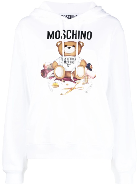Hanorac Moschino alb