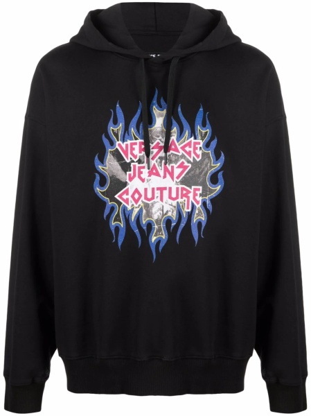 Hanorac Versace Jeans Couture negru