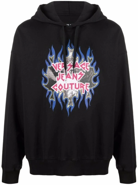 Hanorac Versace Jeans Couture negru