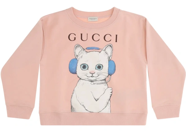 Hanorace Cotton Sweatshirt with Yuko Higuchi print for Girl