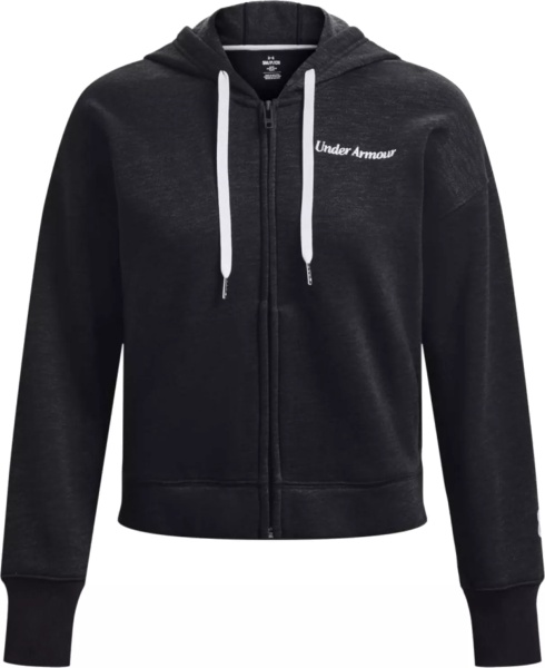 Hanorace Essential Fleece Script FZ Hoodie