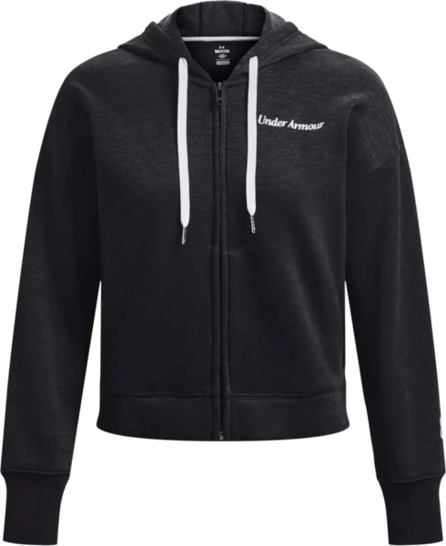 Hanorace Essential Fleece Script FZ Hoodie