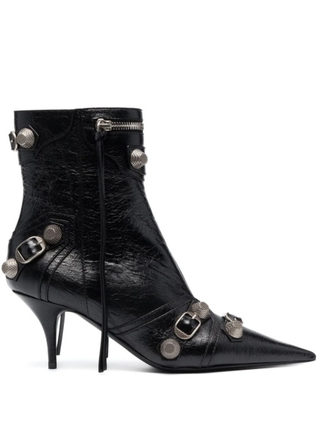 Incaltaminte Balenciaga Cagole neagra din piele