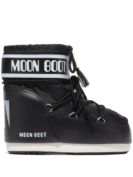Incaltaminte Moon Boot neagra din material textil