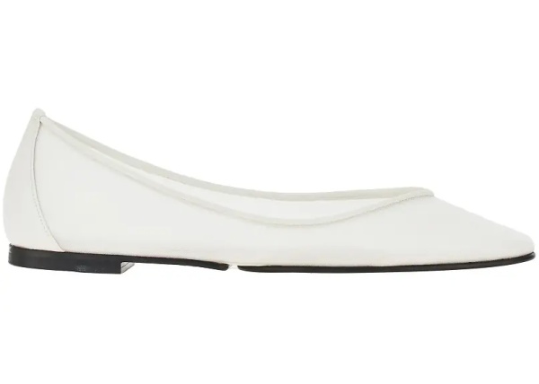 Incaltaminte 'Ovalo' mesh ballerinas