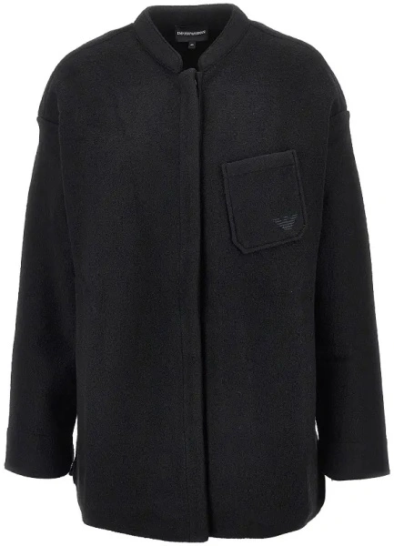 Jacheta Boiled wool oversized overshirt
