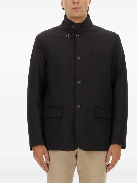 Jacheta camasa Fay neagra din material textil