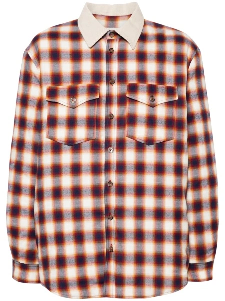 Jacheta camasa Isabel Marant neutra din bumbac organic