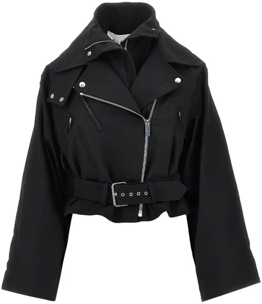 Jacheta Cotton biker jacket