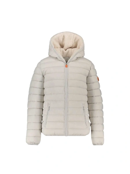Jacheta FINNEGAN HOODED JACKET WITH TEDDY LININ