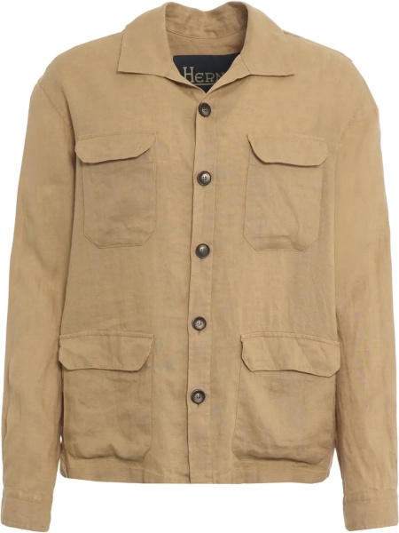 Jacheta Linen field jacket