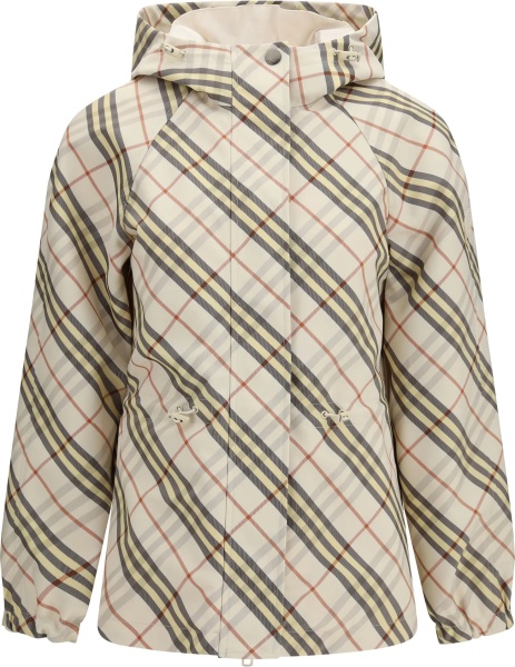 Jacheta Reversible Check Hooded Jacket