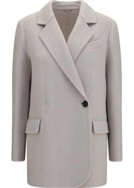 Jacheta Single-breasted wool and cashmere Jacket